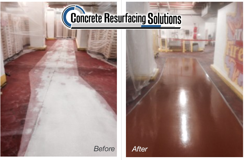 concrete resurfacing in Chicago for food and beverage facilities