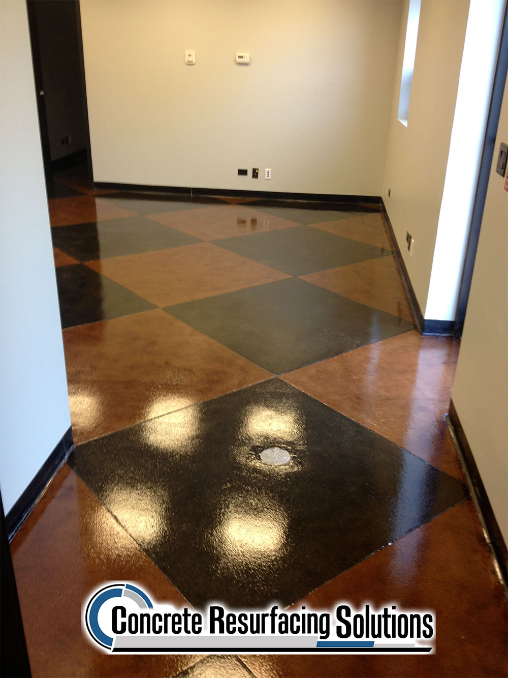 A basement looks amazing after Concrete Resurfacing Solutions Chicago refinishes it!