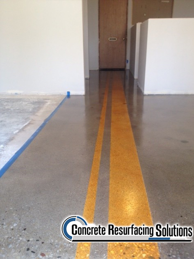 One example of dye & seal process polished concrete done by Concrete Resurfacing Solutions in Chicago