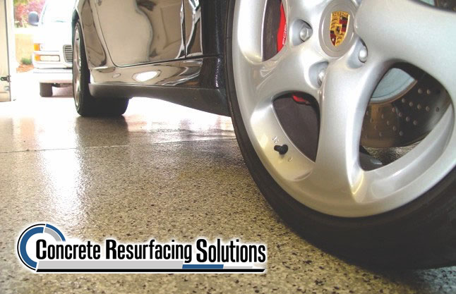 sparkling clean garage floor Chicago Concrete Resurfacing Solutions